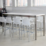 Stół Modern 240 wysoki biały