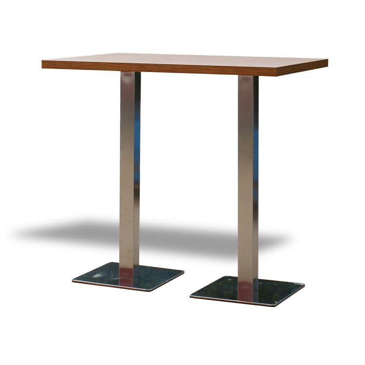 Stół Classic 120 wysoki – brązowy