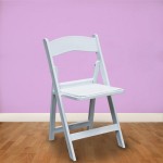 Składane krzesło z wyściełanym siedziskiem