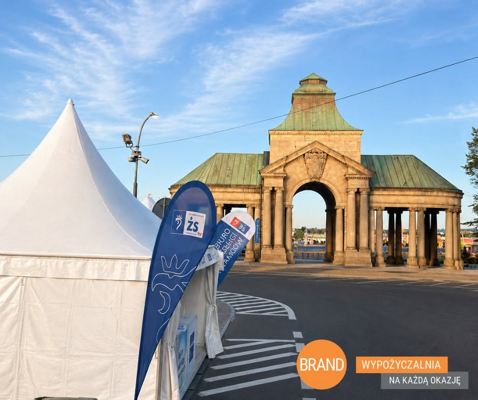 Namioty eventowe Brand na Łasztowni w Szczecinie podczas Żagli 2026